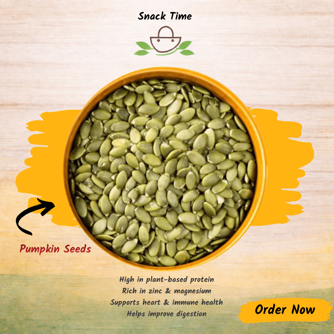 Pumpkin Seeds – Natural, Crunchy & Nutrient Rich