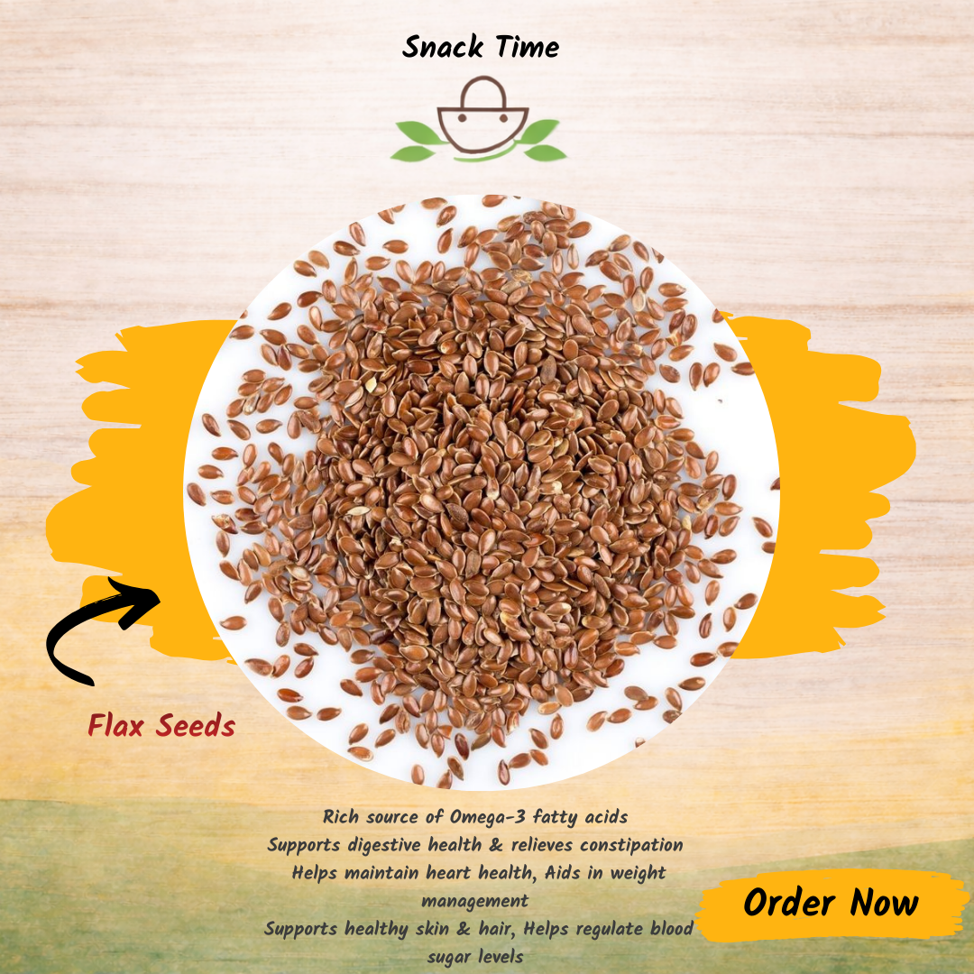 Flax Seeds (Alsi) | Premium Linseed Rich in Omega-3 & Fiber