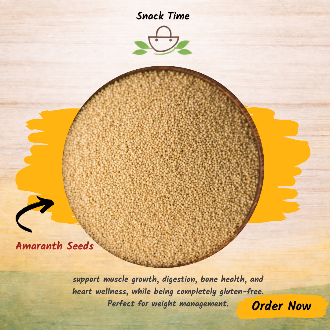 Organic Amaranth Seeds (Rajgira) – High Protein, Gluten-Free Superfood