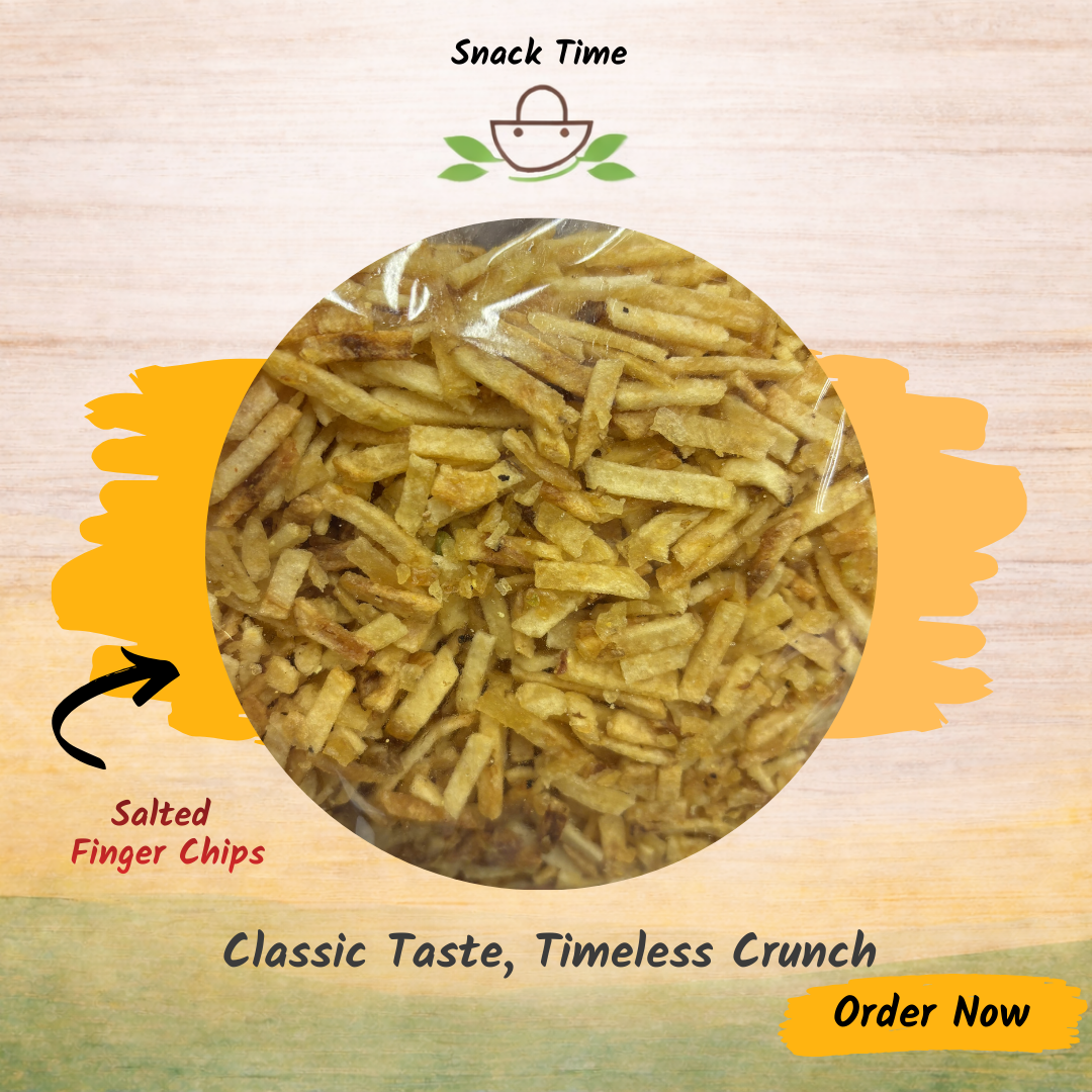 Salted Finger Chips – Crispy & Lightly Seasoned | Snack Time