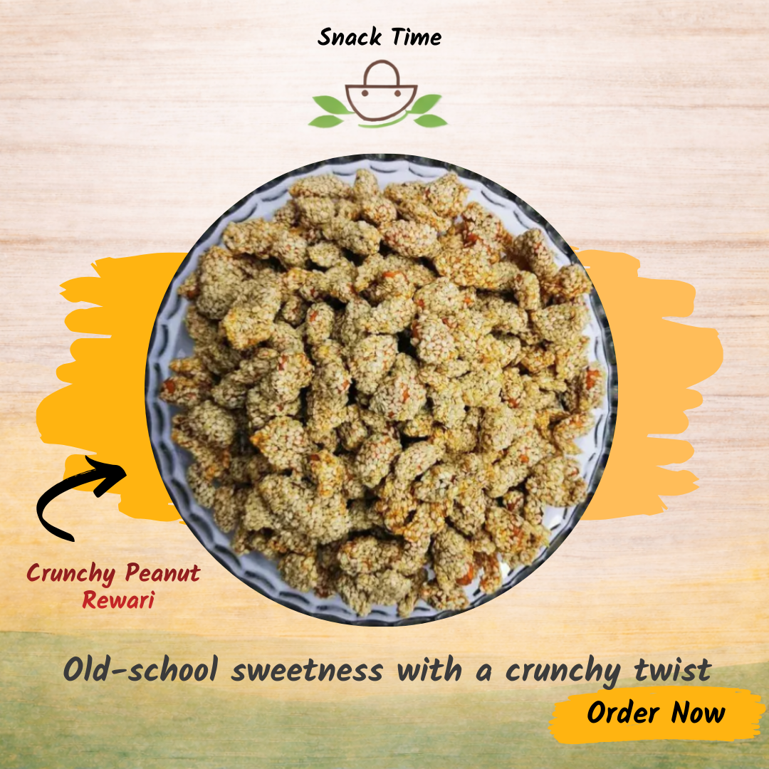 Crunchy Peanut Rewari | Traditional Sweet & Nutty | Snack Time