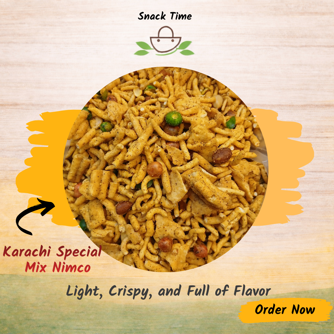Karachi Special Papri Mix Nimco – Traditional Crunchy Snack
