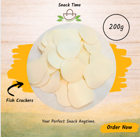 Raw Fish Crackers (Uncooked) – Traditional Asian Fish Crackers | Snack Time