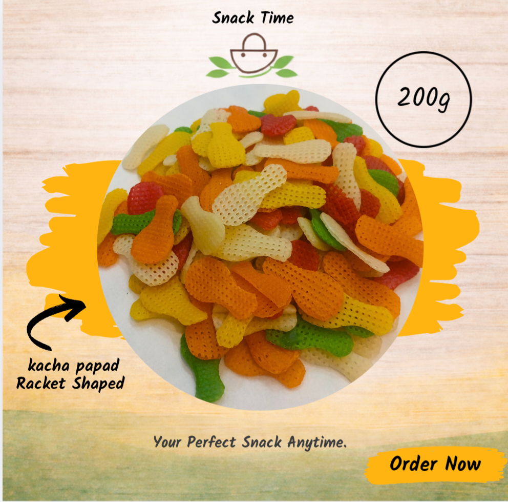 Kacha Papad – Traditional Raw Papad for Frying & Roasting