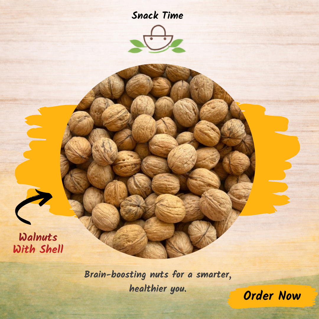 Premium Kaghzi Akhroot Walnuts – Soft Shell, Fresh & Natural