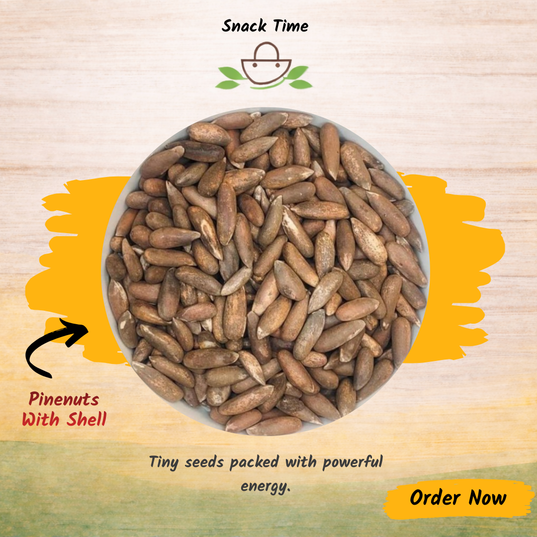 Chilgoza (Pine Nuts) Small Size - Premium Quality With Shell