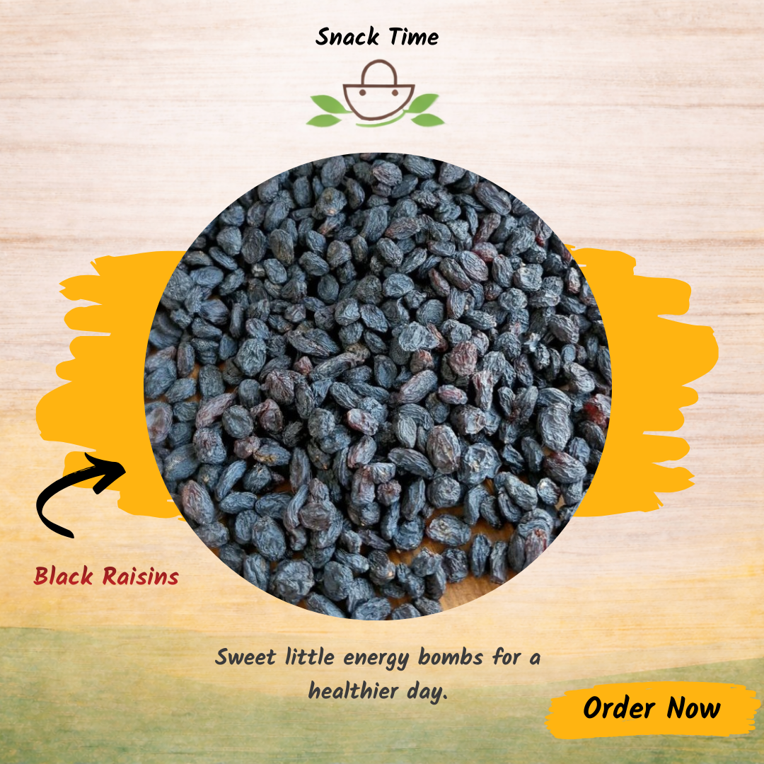 Black Raisins – Soft, Naturally Sweet & Healthy