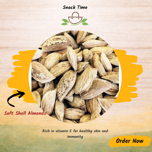 Soft Shell Almonds (Kagzi Badam) - Premium Quality