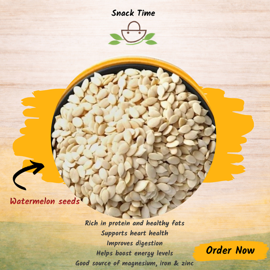 Watermelon Seeds (تربوز کے بیج) – Premium Quality Maghaz Tarbooz