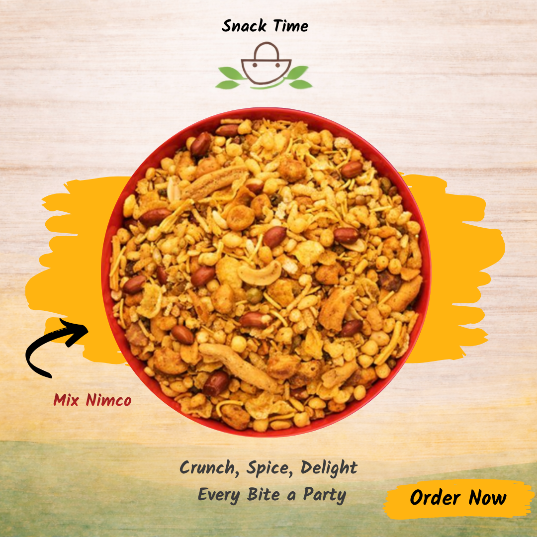 Premium Mix Nimco – Crispy & Spicy Snack Mix | Pakistan's Traditional Snack