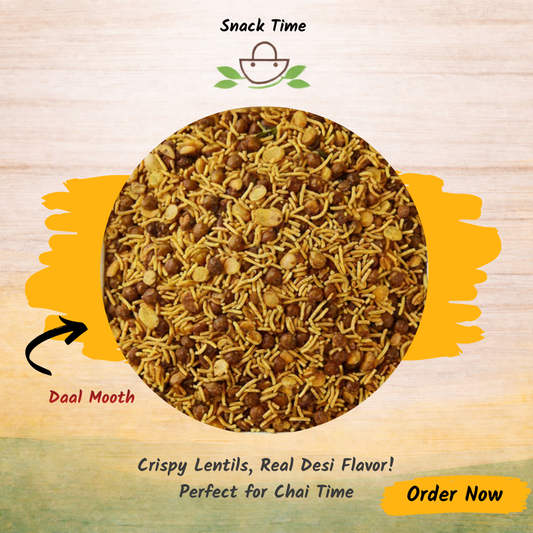 Daal Mooth – Crunchy Spicy Lentil Tea Snack