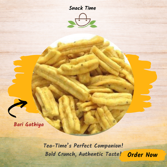 Bari Gathiya – Crunchy Gram Flour Snack | Snack Time