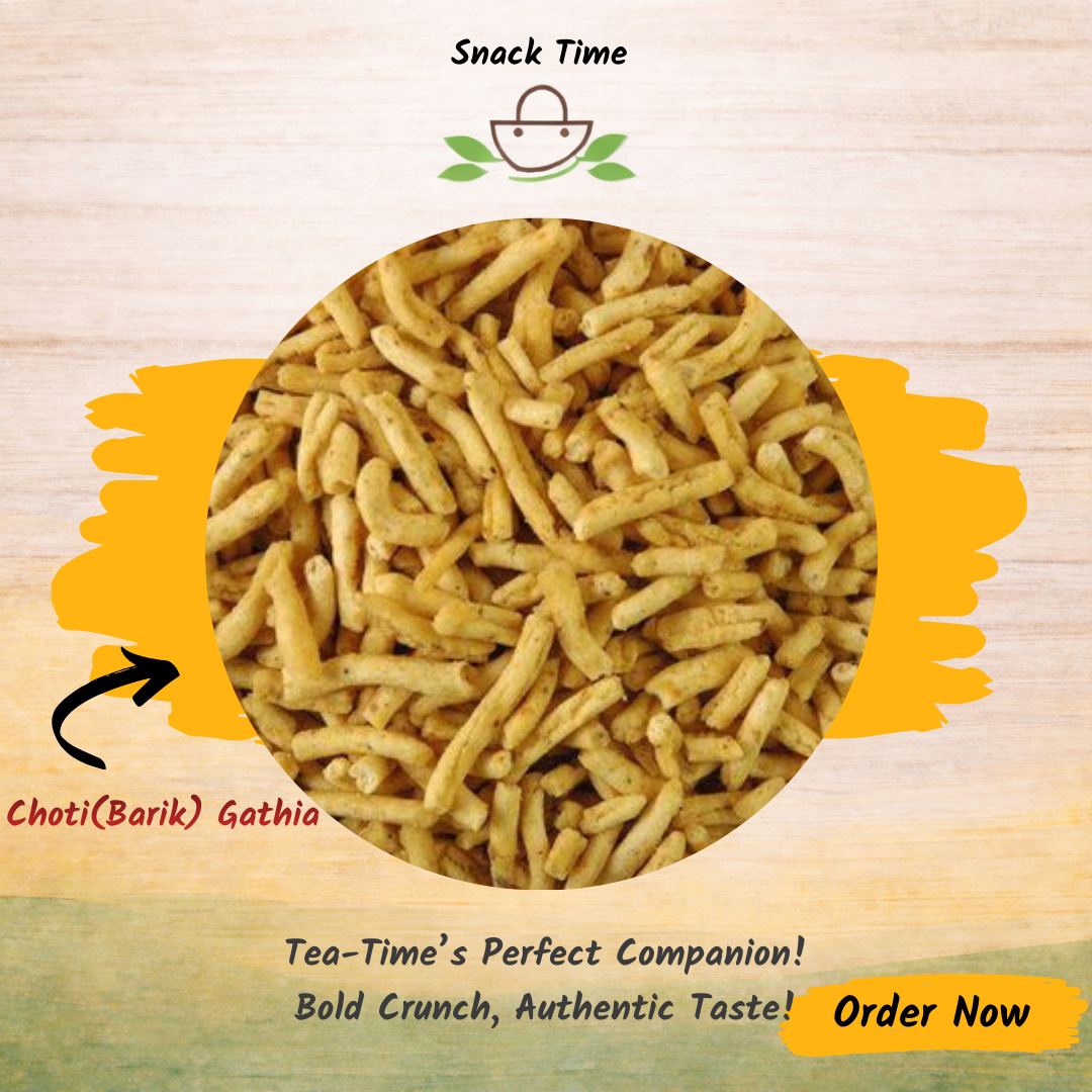 Choti (Barik) Gathiya – Fine & Extra Crunchy Gram Flour Snack