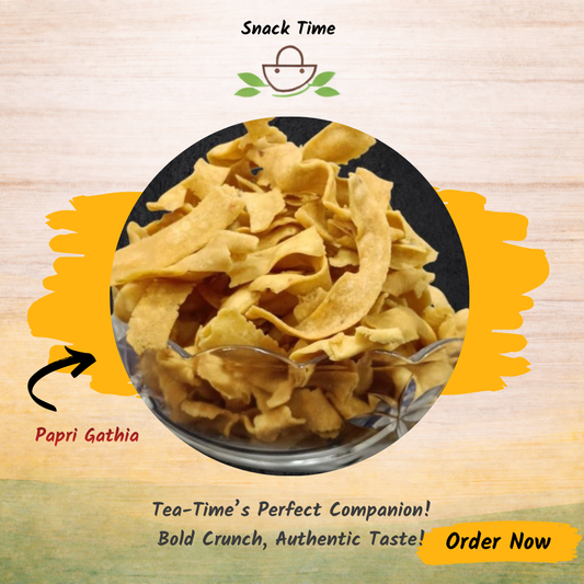 Papri Gathiya – Crispy & Light Gram Flour | Snack Time