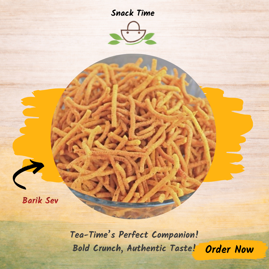 Barik Sev – Fine & Extra Crispy Gram Flour Sev | Snack Time