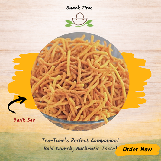 Barik Sev – Fine & Extra Crispy Gram Flour Sev | Snack Time