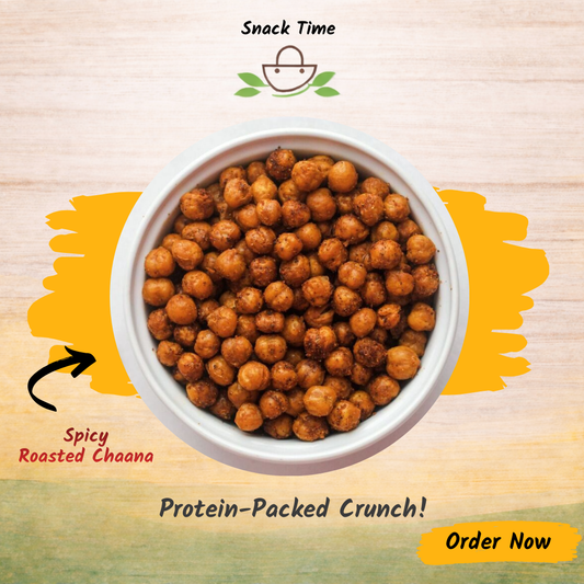Spicy Roasted Chana – Hot & Crunchy Chickpeas | Snack Time