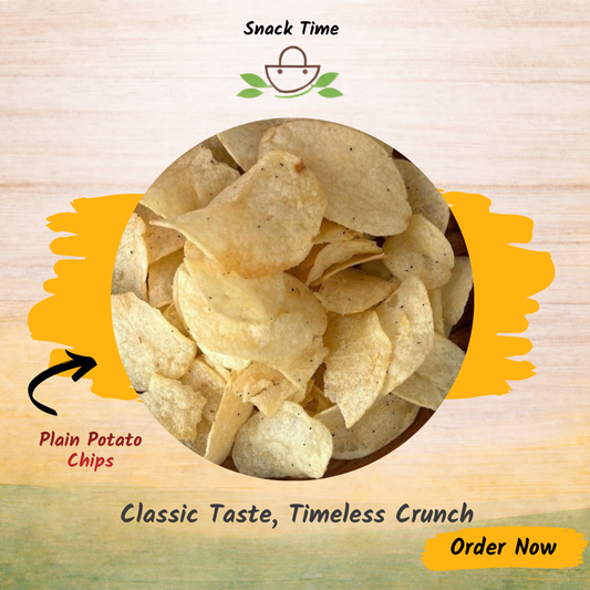 Plain Salted Potato Chips – Classic Crispy Chips | Snack Time