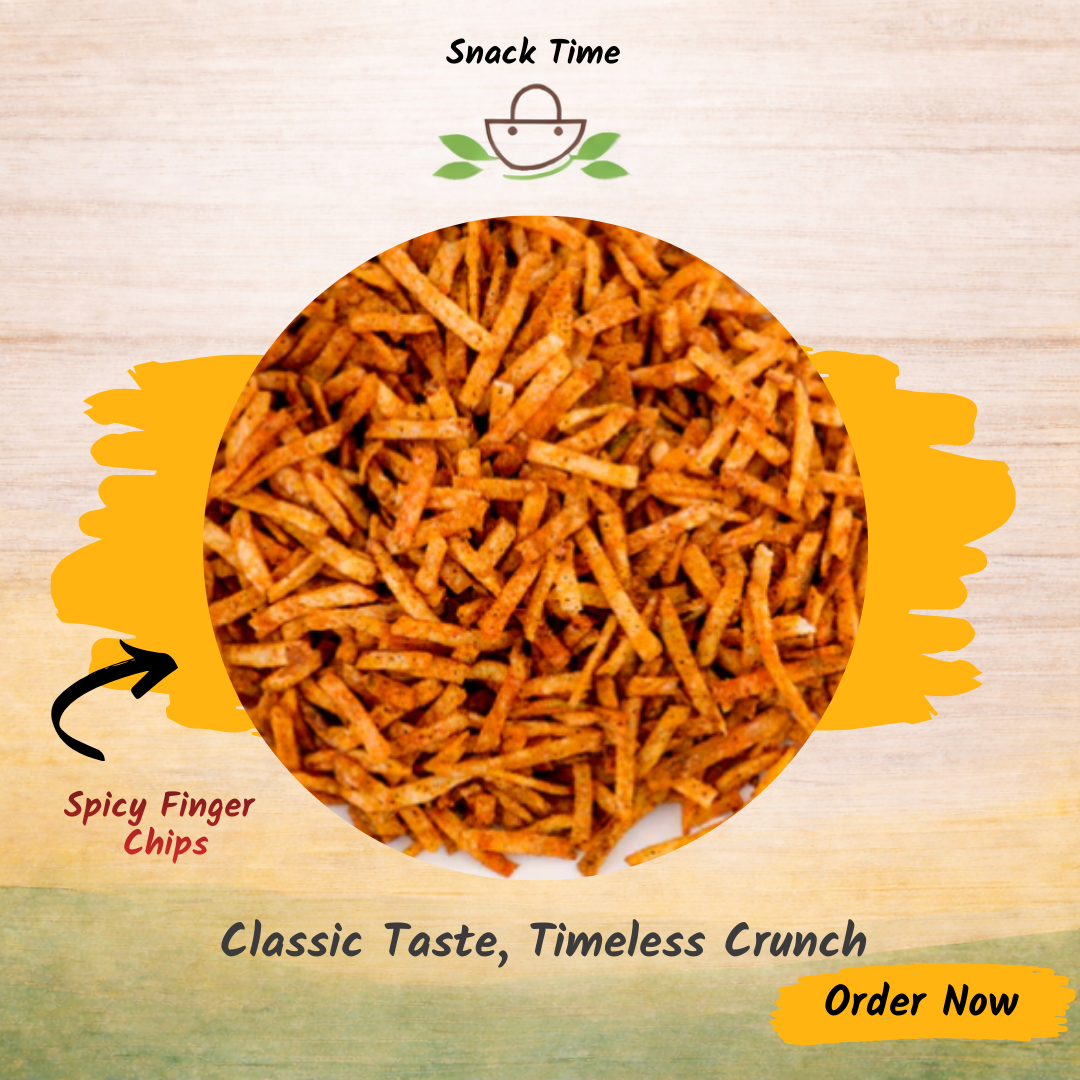 Spicy Finger Chips – Hot & Crispy Potato Snacks