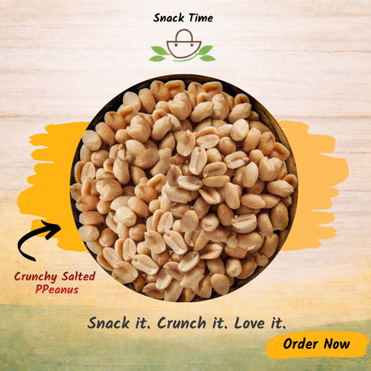 Salted Peanuts | Classic Crunchy Premium Quality | Snack Time