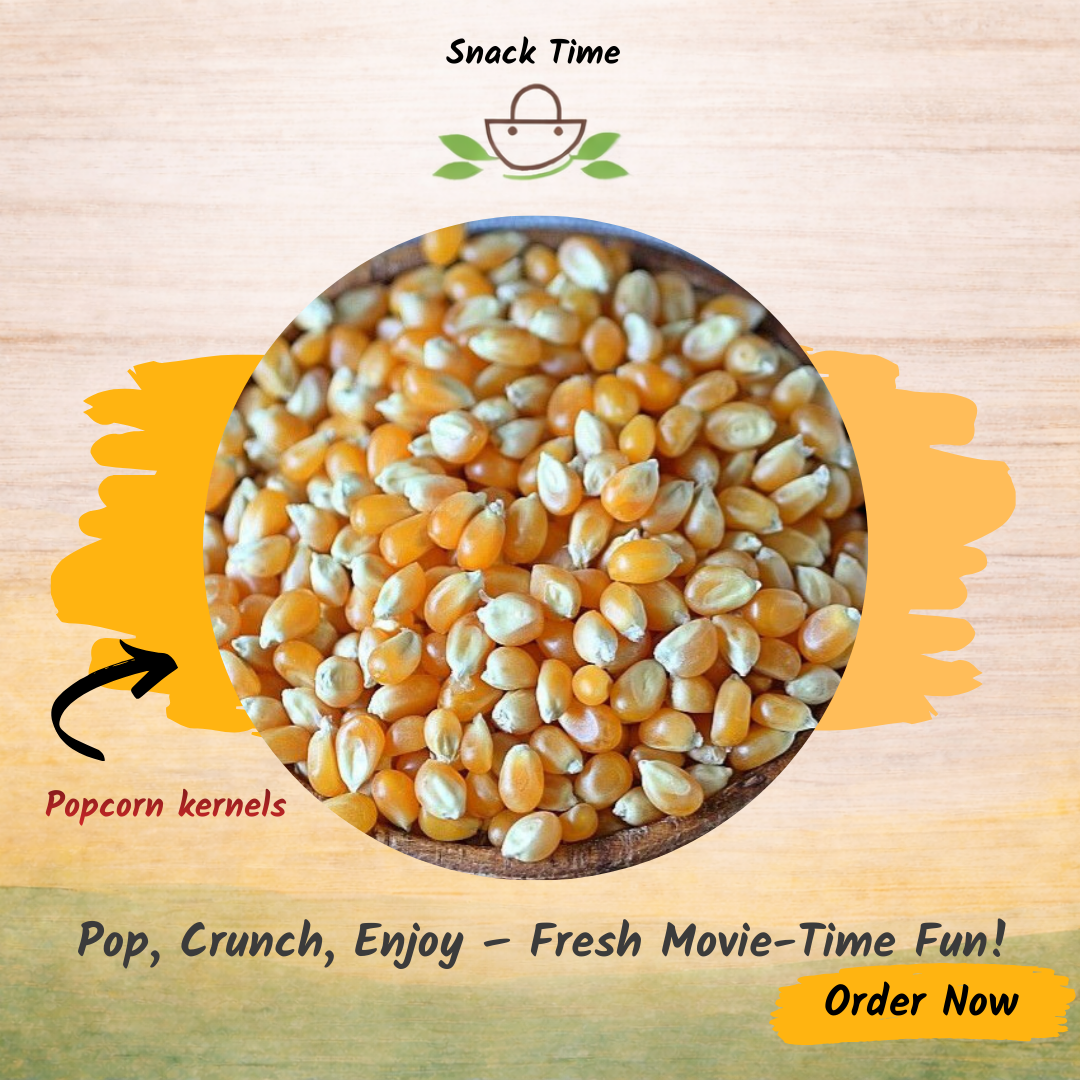 Popcorn Raw Corn – Premium Popping Corn Kernels | Snack Time